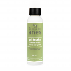 Gel douche au lait d’ânesse frais et biologique Aloe Vera 250 ml