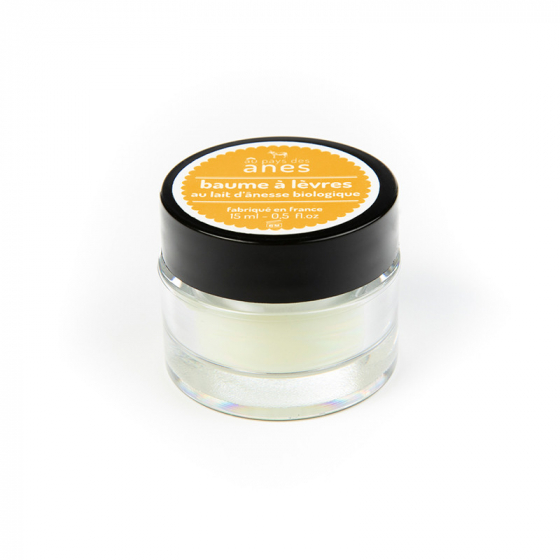 Baume à lèvres au lait d'ânesse biologique Beurre de Karité 15 ml