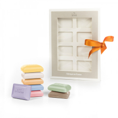 Coffret cadeau Savons Invités au lait d'ânesse biologique 25 g