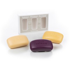 Coffret savons concave Patchouli - Beurre de karité - Miel