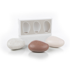 Coffret Savons Galets Abricot Exfoliant - Nature - Monoï