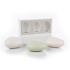 Coffret Savons Galets Aloe Vera - Abricot Exfoliant - Nature