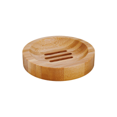 Porte savon en bambou rond
