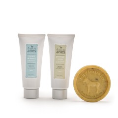 Pack nettoyant visage : gommage, masque, savon exfoliant camomille