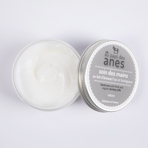 Soin des mains au lait d'ânesse frais et biologique 100 ml Soin des mains au lait d'ânesse frais et biologique 100 ml