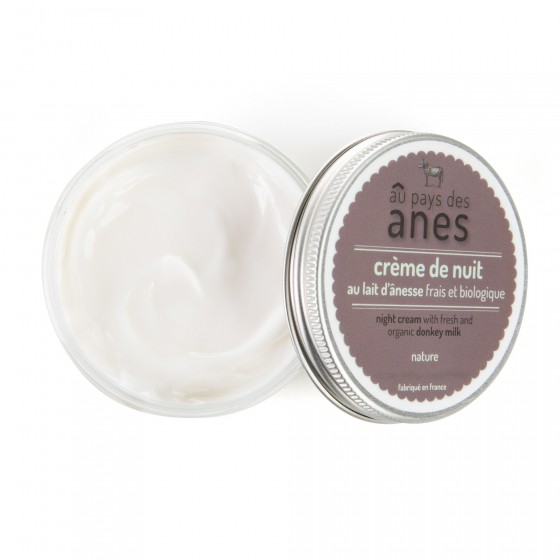 Crème de nuit au lait d'ânesse 100 ml Crème de nuit au lait d'ânesse 100 ml