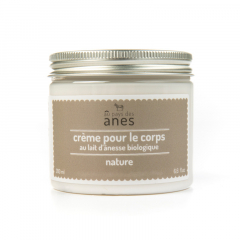 Crème corps au lait d'ânesse biologique Nature 200 ml