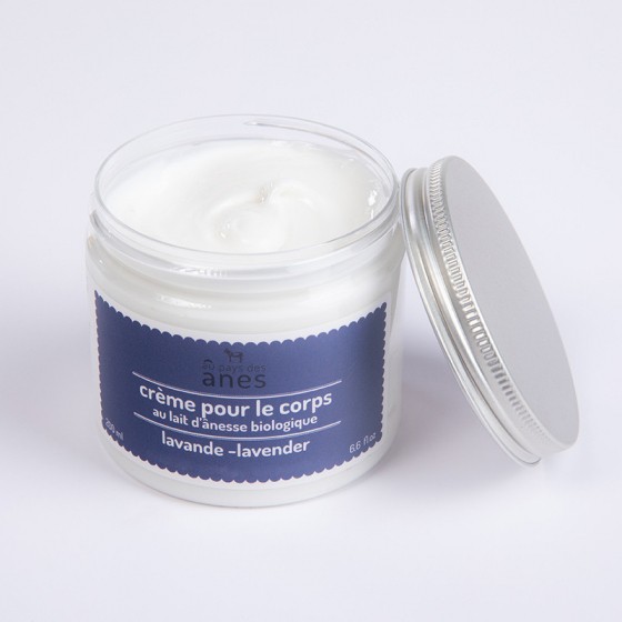 Crème corps au lait d'ânesse Lavande 200 ml