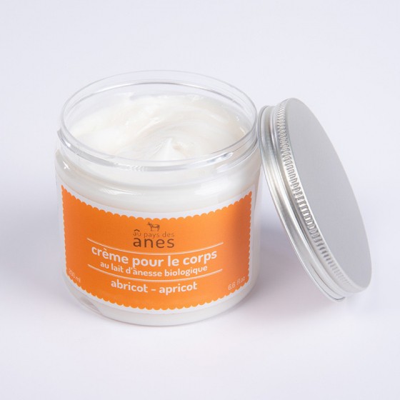 Crème corps au lait d'ânesse Abricot 200 ml