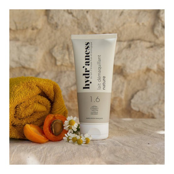 Lait démaquillant bio au lait d'ânesse frais Hydr'aness
