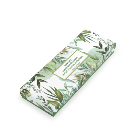 Coffret savons sans huile de palme printemps avec boite cadeau Luxe