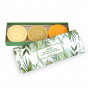 Coffret cadeau savons ronds apaisant avec boite Luxe