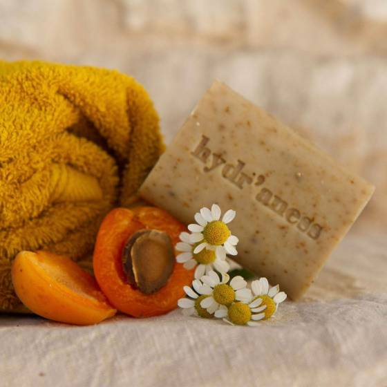 Savon naturel au lait d'ânesse bio et aux plantes médicinales 100g