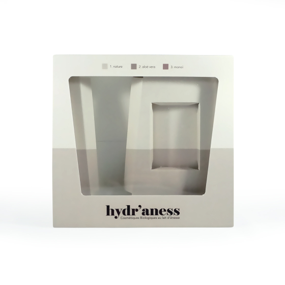 Coffret duo cosmétique bio et savon solide Hydr'aness