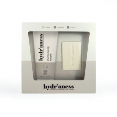 Coffret duo shampooing et savon nature au lait d'ânesse bio Hydr'aness