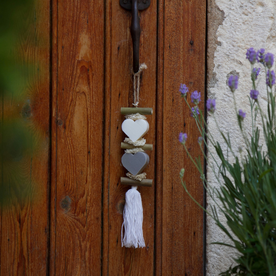 Guirlande de savons cœur bergamote et opium