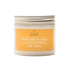 Crème corps au lait d'ânesse bio Miel 200 ml - Carton de 6