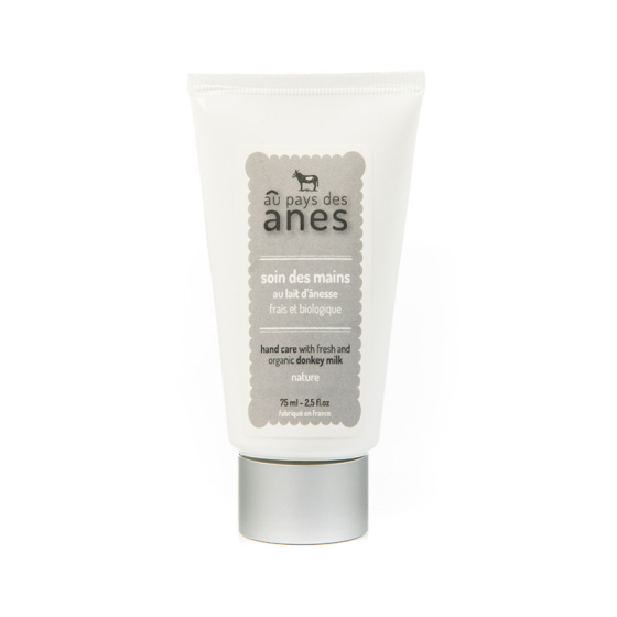 Crème pour les mains au lait d'ânesse frais et bio 75 ml - Carton de 15 Crème pour les mains au lait d'ânesse frais et bio 75 ml - Carton de 15