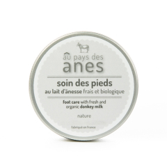 Crème pour les pieds au lait d'ânesse frais et bio 100 ml - Carton de 15