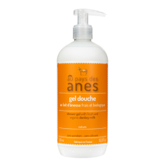 Gel douche au lait d'ânesse frais et bio 500 ml - Carton de 9