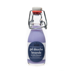 Gel douche limonade au lait d'ânesse frais et bio Lavande 100 ml - Carton de 14