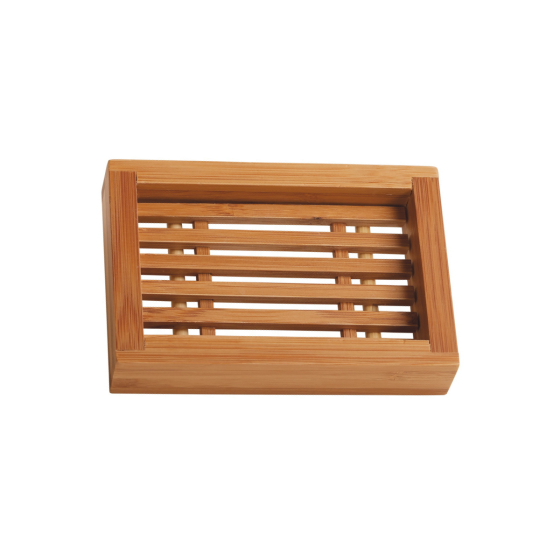 Porte savon en bambou rectangle - Carton de 12 Porte savon en bambou rectangle - Carton de 12