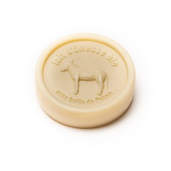 Savon rond sans huile de palme au lait d'ânesse bio Monoï 100g - Carton de 24