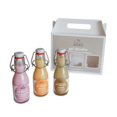 Coffret gel douche limonade Fleur de cerisier - Abricot - Monoï