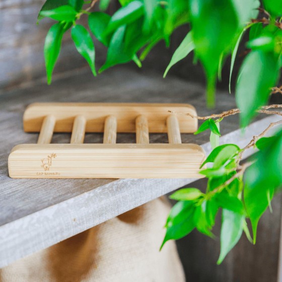 Porte savon en bambou