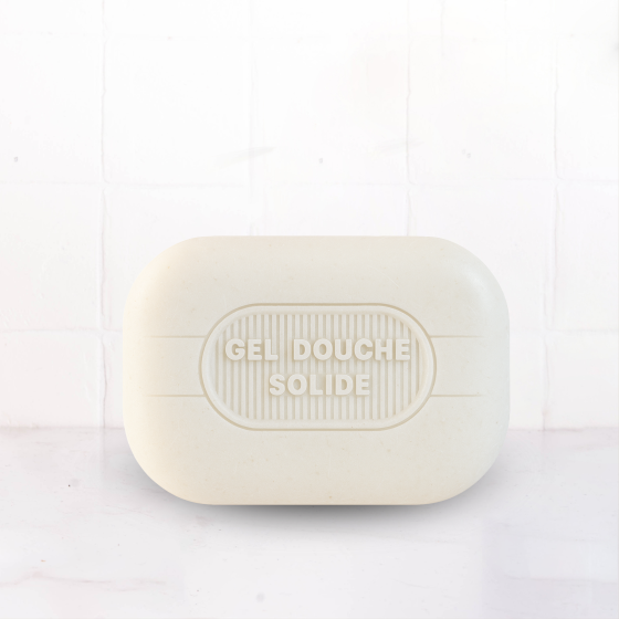Gel douche solide postbiotiques et lait d'ânesse 80g - Lait d'avoine