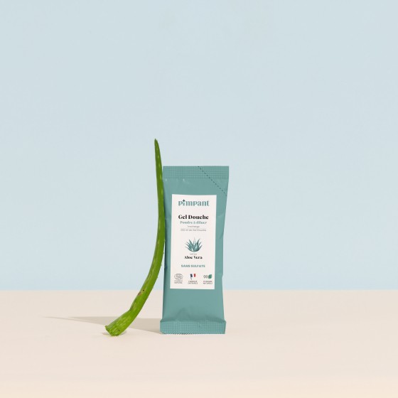 Recharge 25g de gel douche en poudre Aloe vera