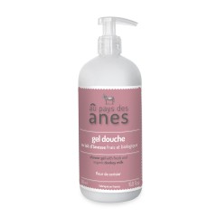 Gel douche au lait d'ânesse frais et biologique Fleur de cerisier 500 ml